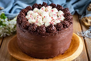 Шоколадный торт с кремом из маскарпоне