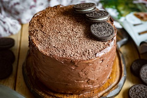 Блинный торт с кремом чиз