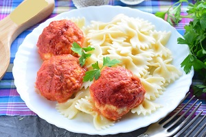 Детские фрикадельки из курицы