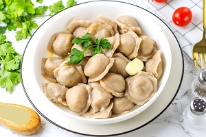 Гречневые пельмени