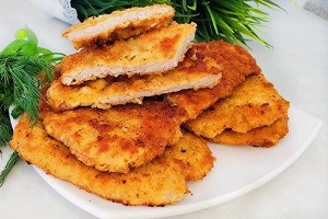 Свиные отбивные в панировке