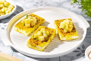 Тофу с кабачками