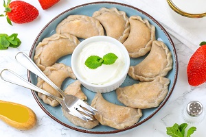 Вареники на гречневой муке