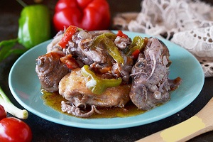Цыпленок Чилиндрон по-арагонски