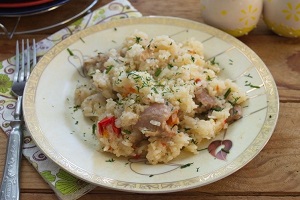Мясо с рисом