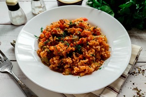 Овощное соте с рисом