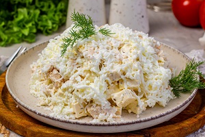 Салат Снежная горка