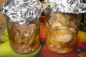 Домашняя тушенка из курицы