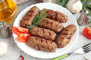 Кебаб из говядины с сыром