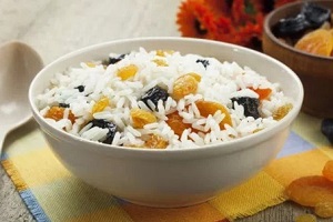 Кутья из риса с изюмом