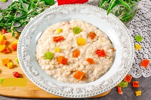 Овсянка с цукатами