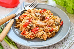 Тепаньяки с курицей