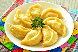 Вареники на пару