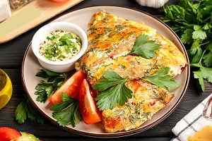 Вкусный омлет Настроение