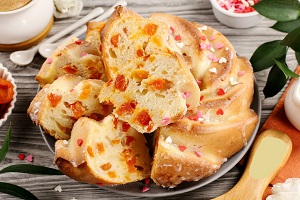 Кекс с курагой
