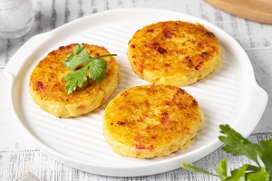 Котлеты из картофеля с перцем