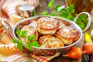 Котлеты из рыбы и курицы