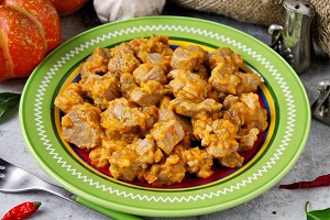Мясо в тыквенном соусе