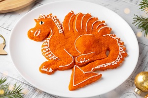 Салат из моркови и тофу на год Дракона