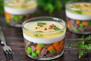 Заливное Провансаль из говядины