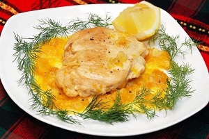 Курица с имбирем