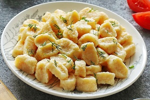 Галушки с сыром