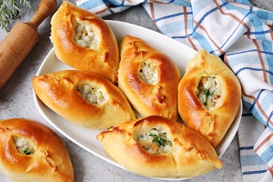 Расстегаи с палтусом
