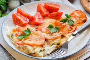 Рыба запеченная с авокадо