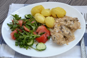 Говядина в перечном соусе