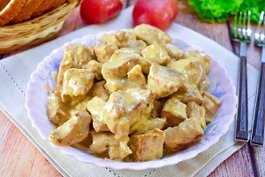 Гуляш со сливками