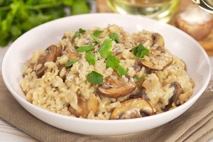 Ризотто с грибами и розмарином