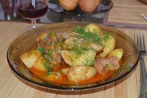 Свинина в казане