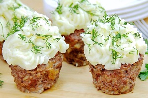 Мясные кексы