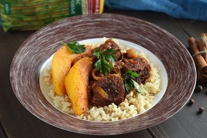 Стифадо из говядины с рисом