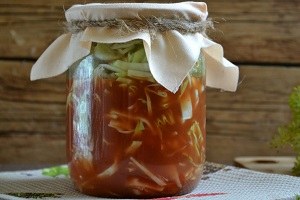 Капуста маринованная в томате на зиму