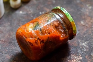 Кубанский салат с баклажанами на зиму