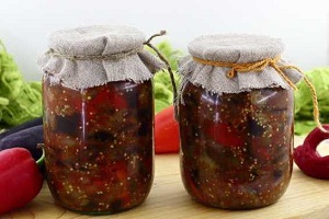 Лечо из баклажанов на зиму