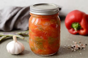 Лечо со стручковой фасолью