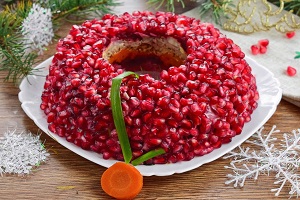 Салат Гранатовый ошейник