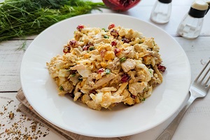 Салат Мужской каприз с гранатом