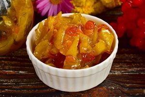 Варенье из яблок и калины