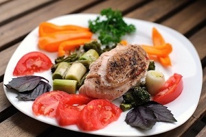 Брюква с утиной грудкой