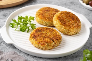 Капустные котлеты с манкой