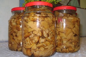 Маринованные грузди жареные