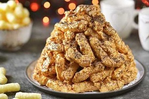 Торт Муравейник из кукурузных палочек