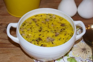 Гороховый суп с сыром