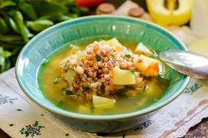 Картофельный суп с гречкой