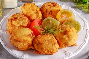 Пончики с мясом