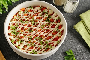 Салат с курицей и морковью
