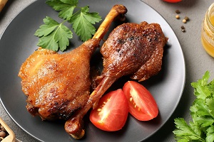 Гусиные ножки в медовом соусе